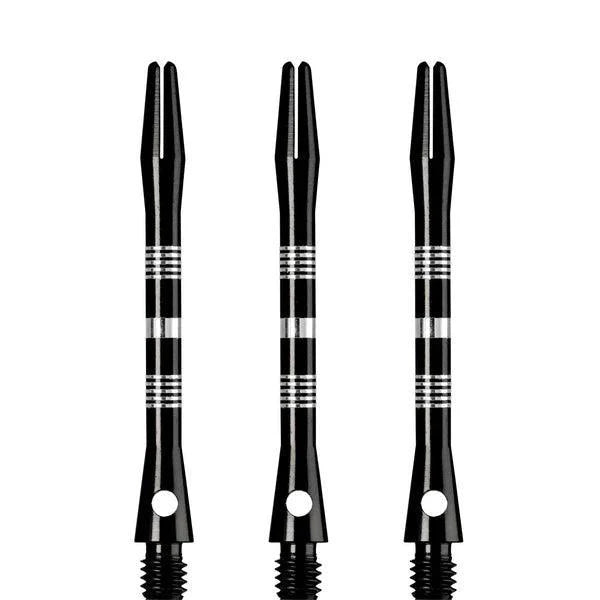Designa - Multiline Aluminium Schwarz - Dart Shafts  - Direct Darts - 3