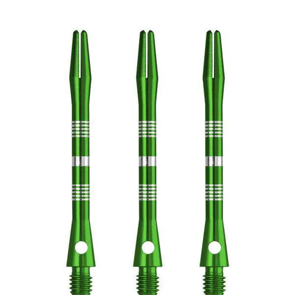 Designa - Multiline Aluminium Grün - Dart Shafts  - Direct Darts - 3