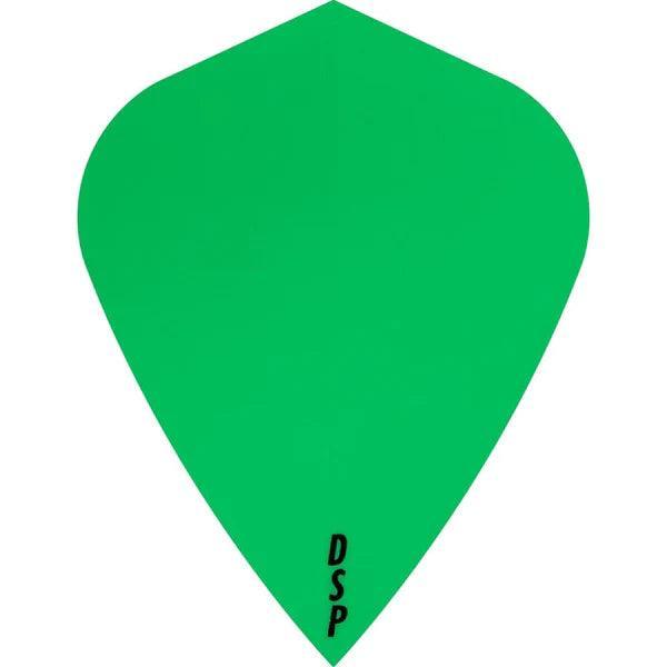 Designa - Poly Plain Original Kite Grün - 100 Micron - Dart Flights - Direct Darts - 1