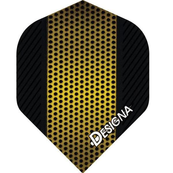 Designa - Gelb - 100 Micron - Dart Flights - Direct Darts - 1