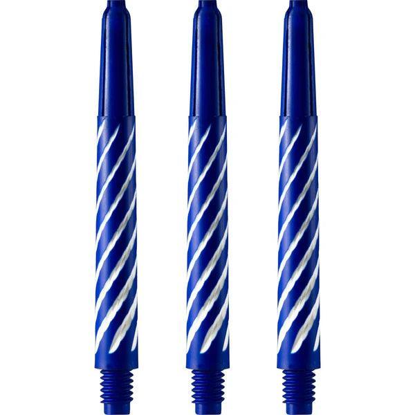 Designa - Spiroline Nylon Blau & Weiß - Dart Shafts  - Direct Darts - 2