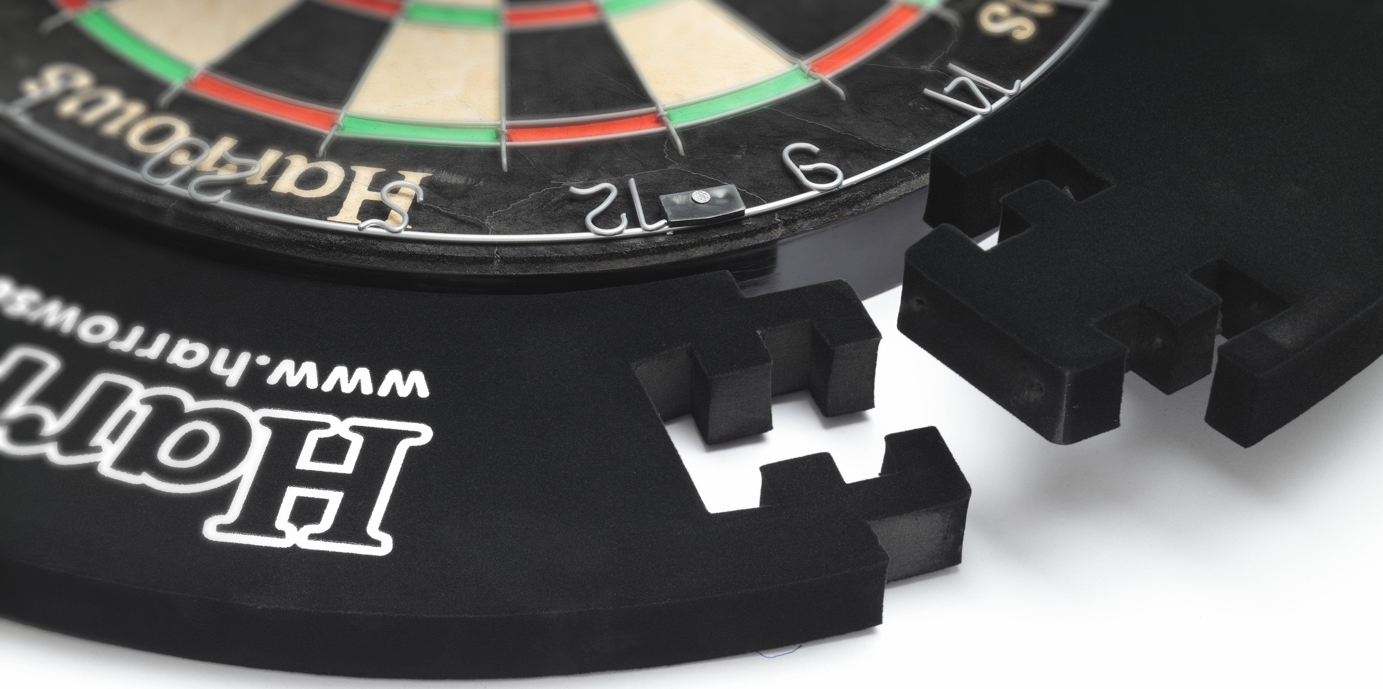 Harrows - 4 Teilig Schwarz - Dartboard Surround - Direct Darts - 2