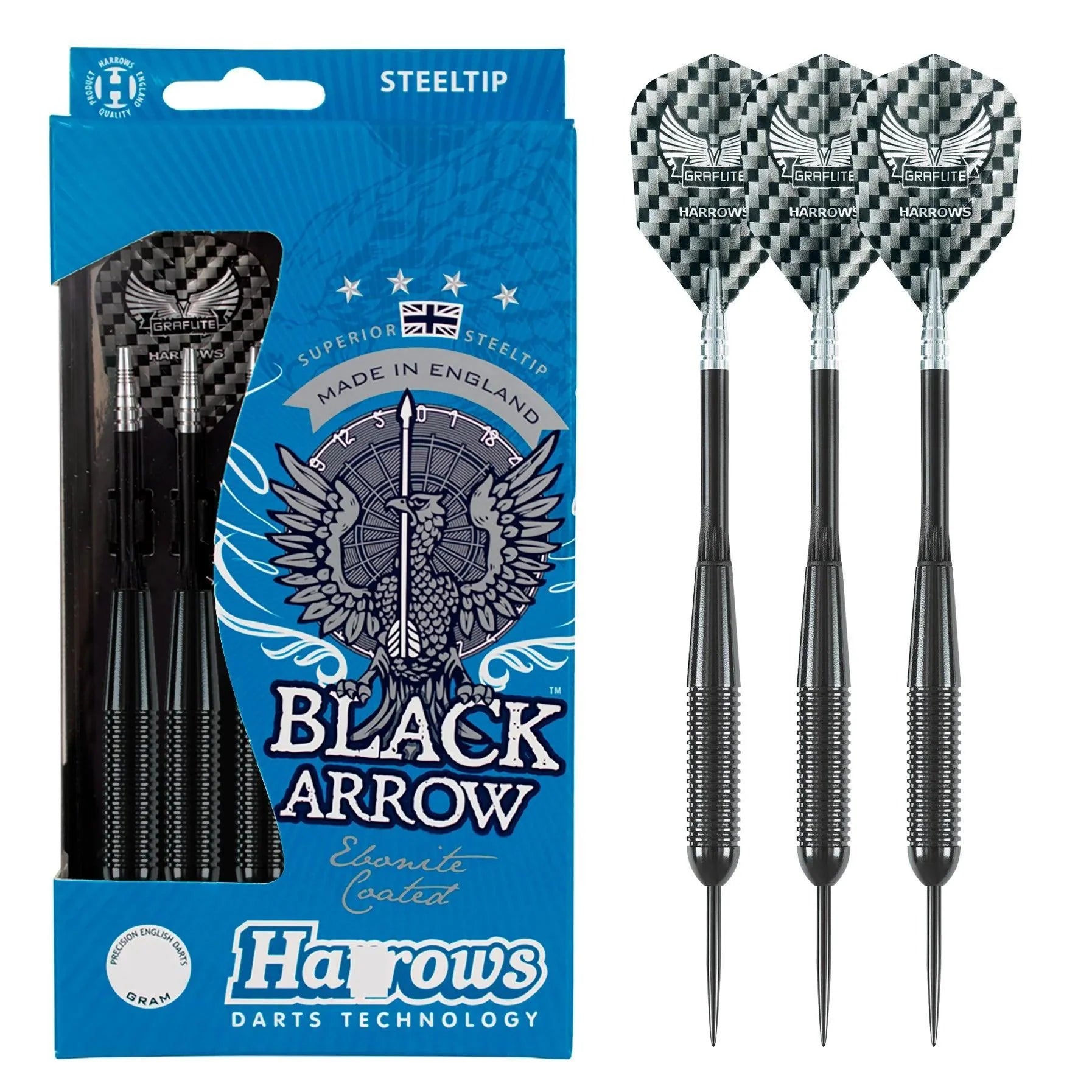 Harrows - Black Arrow 19 G - Steeldarts - Direct Darts - 2