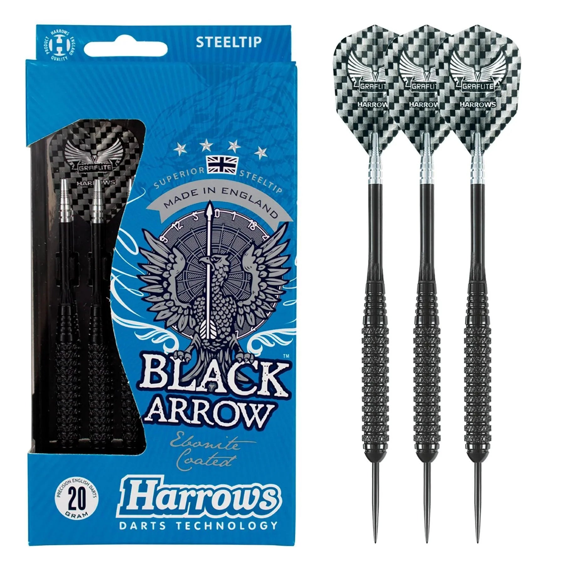 Harrows - Black Arrow 20 G - Steeldarts - Direct Darts - 2