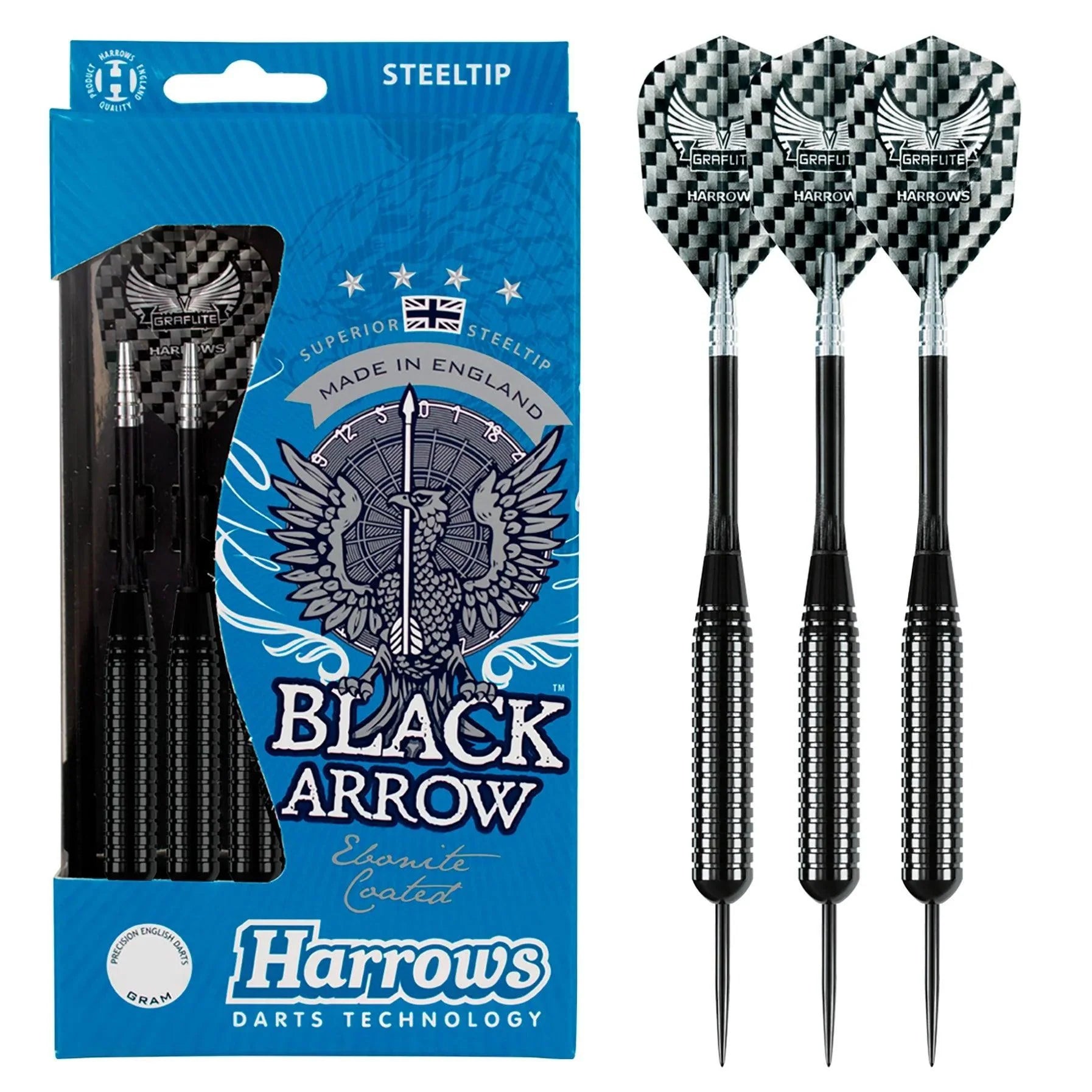 Harrows - Black Arrow 26 G - Steeldarts - Direct Darts - 2