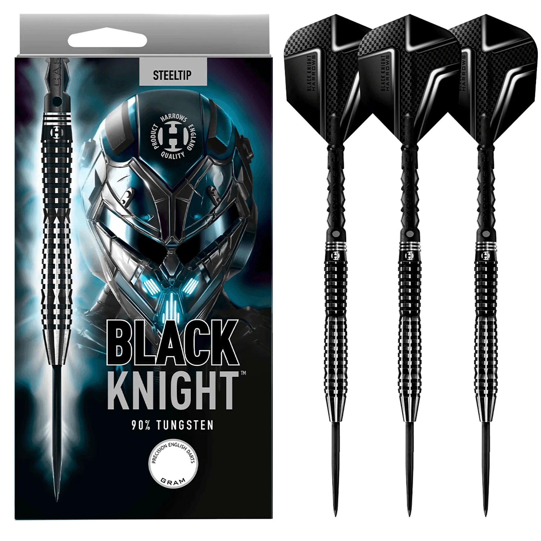 Harrows - Black Knight 90% - Steeldarts - Direct Darts - 2