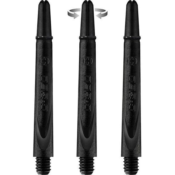 Harrows - Carbon 360 Schwarz - Dart Shafts  - Direct Darts - 2