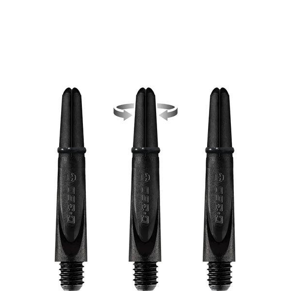 Harrows - Carbon 360 Schwarz - Dart Shafts  - Direct Darts - 4