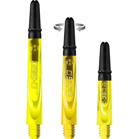 Harrows - Carbon 360 Gelb - Dart Shafts  - Direct Darts - 1