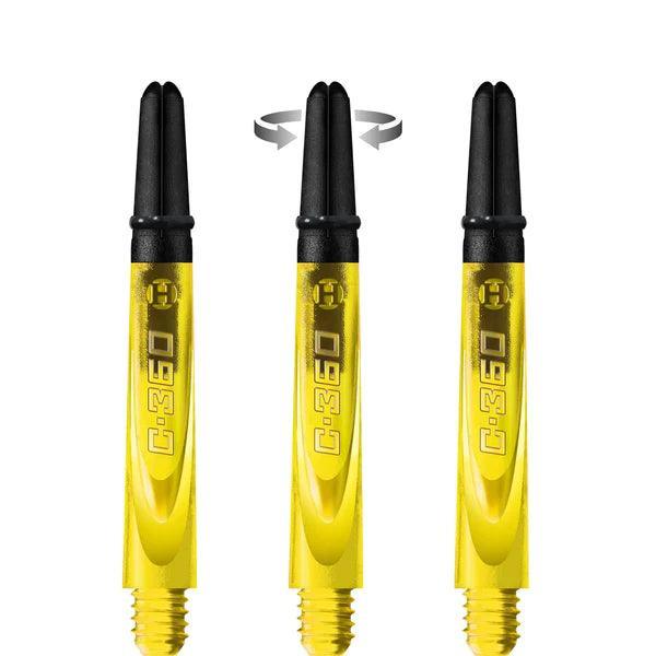 Harrows - Carbon 360 Gelb - Dart Shafts  - Direct Darts - 3