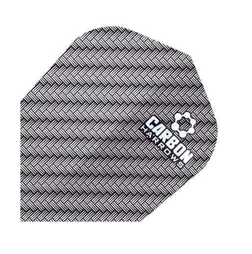 Harrows - Carbon Silber -100 Micron - Dart Flights - Direct Darts - 1