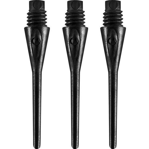 Harrows - Dimple Spitzen 2Ba Schwarz - 300 Pc Clam - Softdart Spitzen - Direct Darts - 1