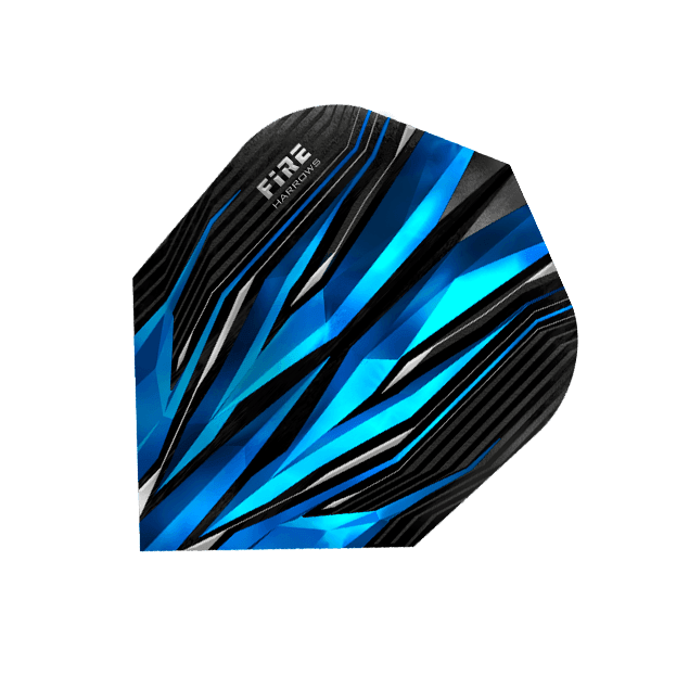 Harrows - Fire Blau - 100 Micron - Dart Flights - Direct Darts - 1