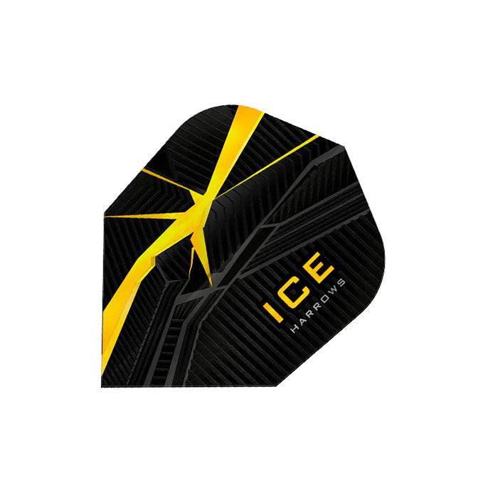Harrows - Ice Recut Gelb - 100 Micron - Dart Flights - Direct Darts - 1