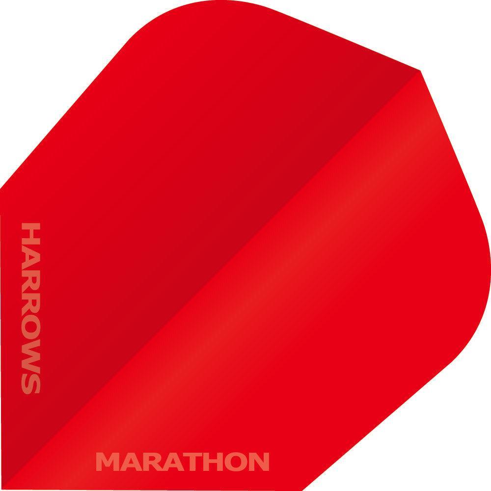 Harrows - Marathon - Einfarbig Rot - 100 Micron - Dart Flights - Direct Darts - 1
