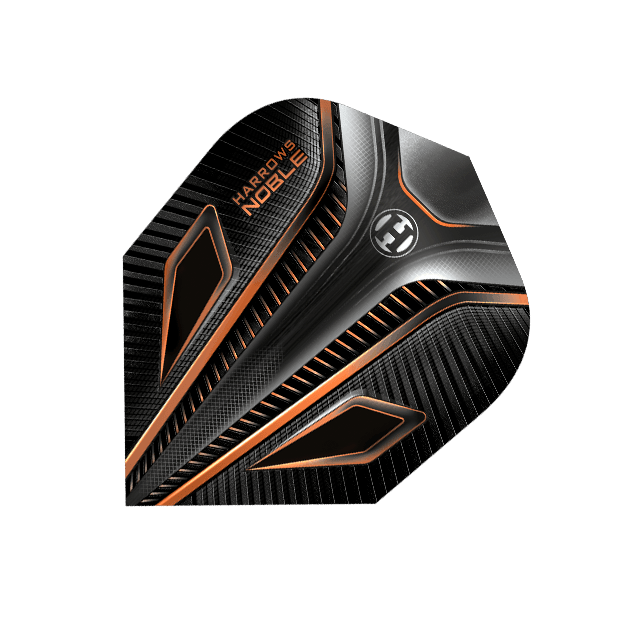 Harrows - Noble Orange - 100 Micron - Dart Flights - Direct Darts - 1
