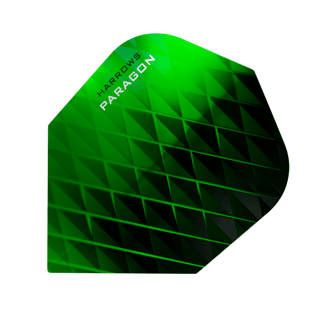 Harrows - Paragon Grün - 100 Micron - Dart Flights - Direct Darts - 1