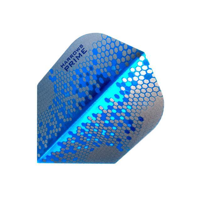 Harrows - Prime Hex Silber/Blau - 100 Micron - Dart Flights - Direct Darts - 1