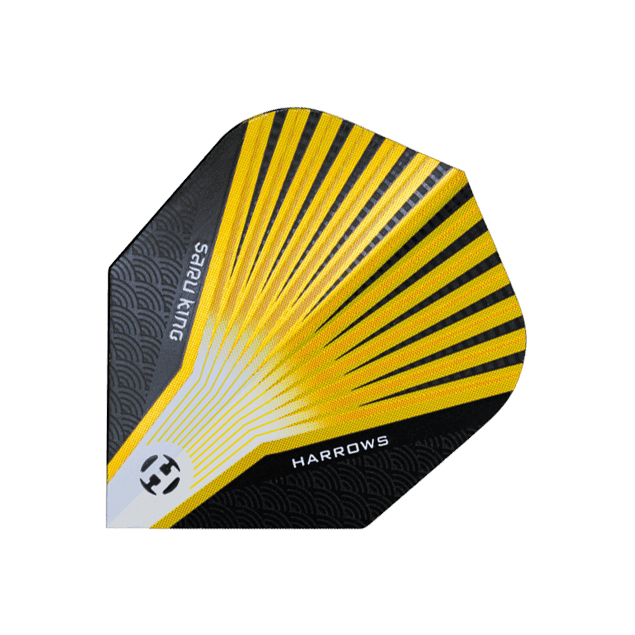 Harrows - Prime Saru King Gelb - 100 Micron - Dart Flights - Direct Darts - 1