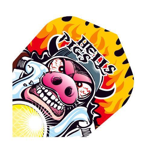 Harrows - Quadro - Hells Pigs - Dart Flights - Direct Darts - 1