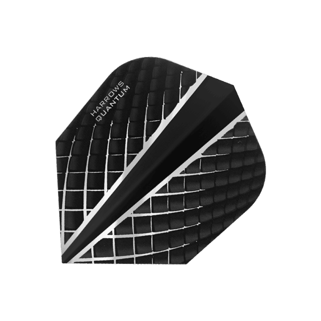 Harrows - Quantum - Schwarz - 100 Micron - Dart Flights - Direct Darts - 1
