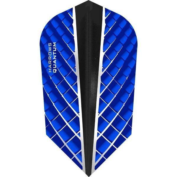 Harrows - Quantum X - Blau - Slim - 100 Micron - Dart Flights - Direct Darts - 1