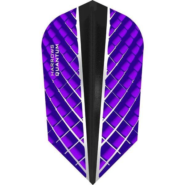 Harrows - Quantum X - Lila - Slim - 100 Micron - Dart Flights - Direct Darts - 1