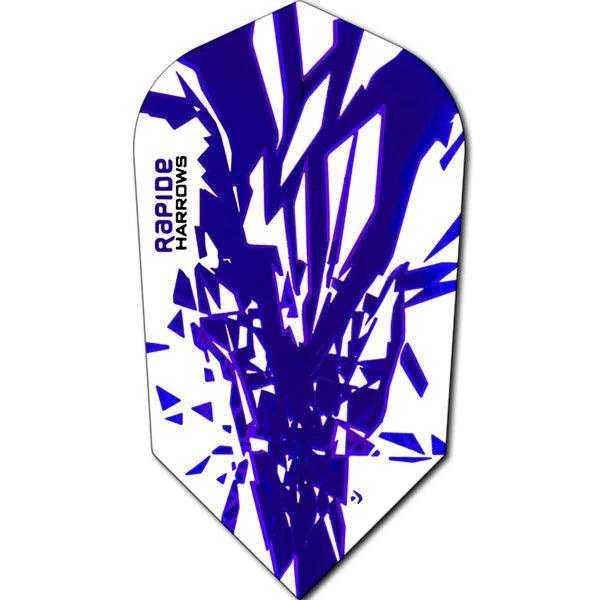 Harrows - Rapide - Lila - Slim - 100 Micron - Dart Flights - Direct Darts - 1