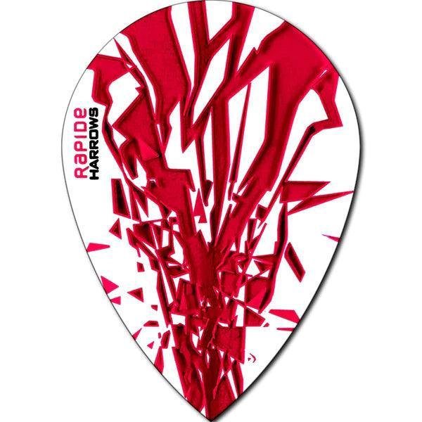 Harrows - Rapide - Rosa - Pear - 100 Micron - Dart Flights - Direct Darts - 1