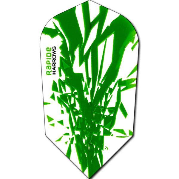 Harrows - Rapide - Grün - Slim - 100 Micron - Dart Flights - Direct Darts - 1