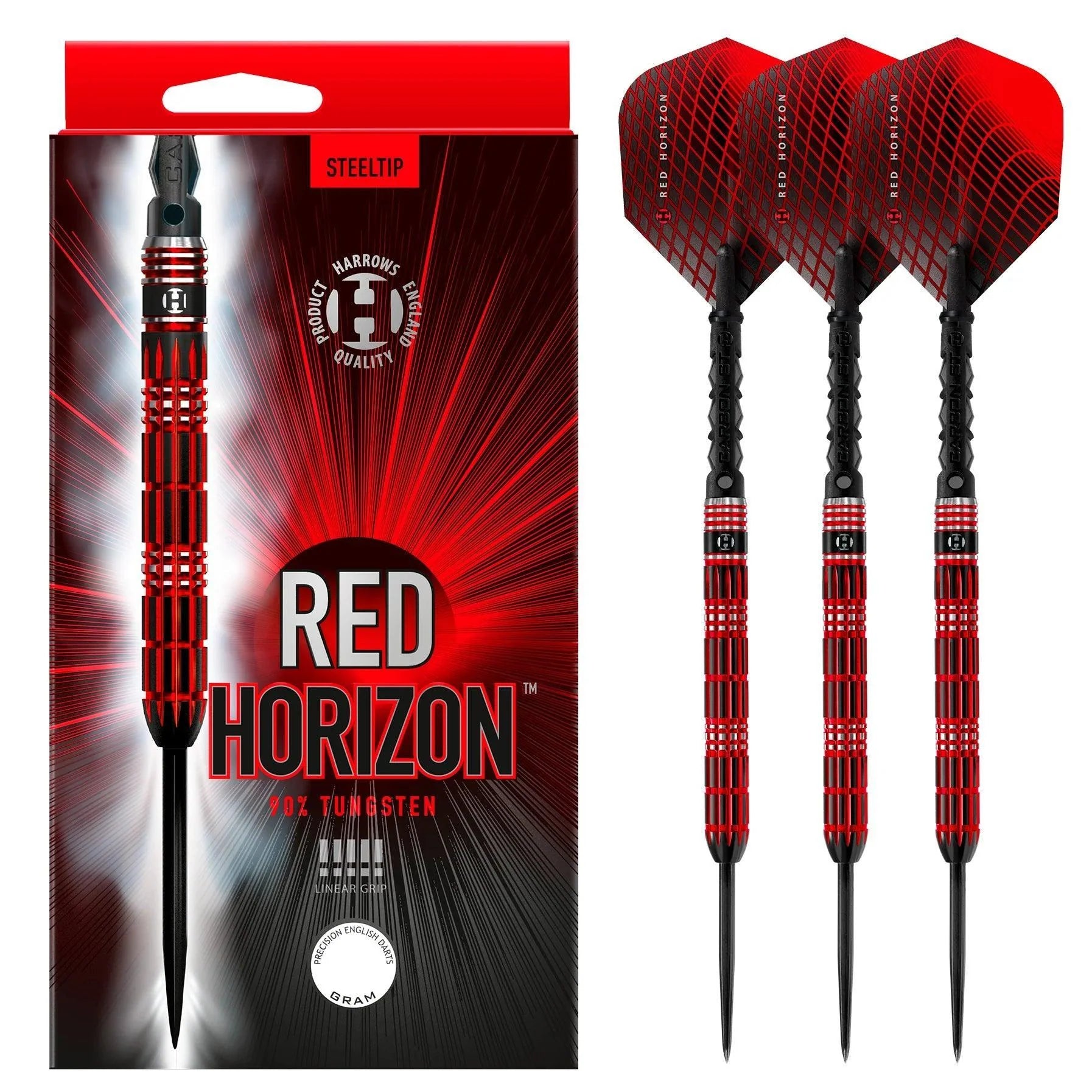 Harrows - Rot Horizon 90% - Steeldarts - Direct Darts - 2