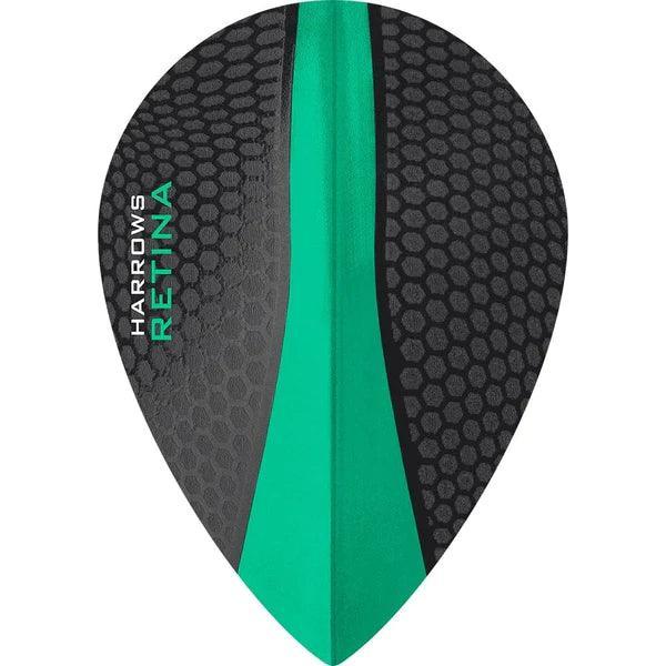 Harrows - Retina - Jade - Pear - 100 Micron - Dart Flights - Direct Darts - 1