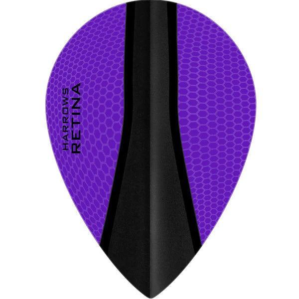 Harrows - Retina - Lila - Pear - 100 Micron - Dart Flights - Direct Darts - 1