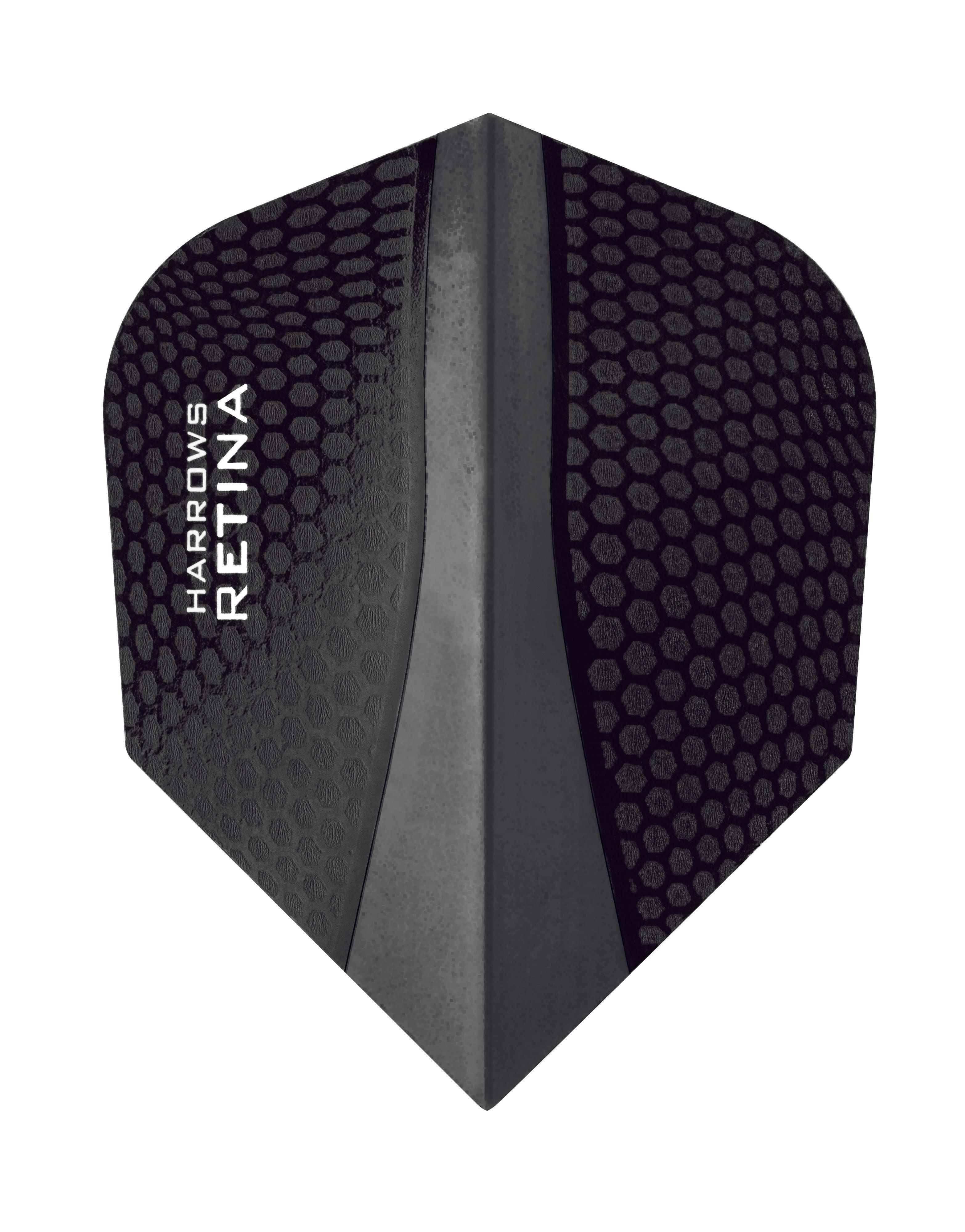 Harrows - Retina No6. Schwarz - 100 Micron - Dart Flights - Direct Darts - 1