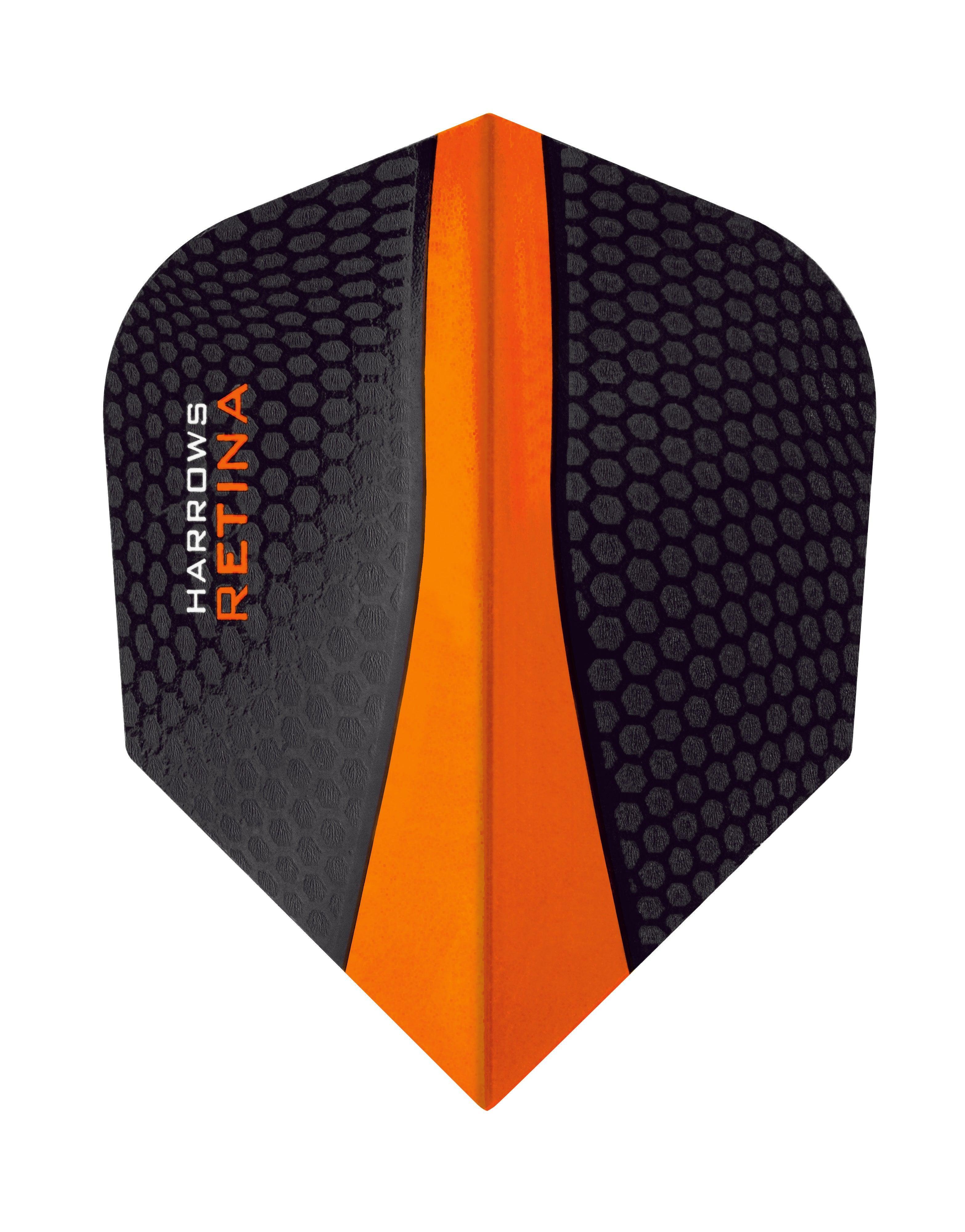 Harrows - Retina No6. Orange - 100 Micron - Dart Flights - Direct Darts - 1