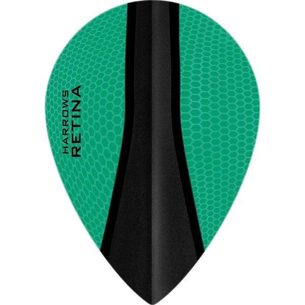 Harrows - Retina X - Jade - Pear - 100 Micron - Dart Flights - Direct Darts - 1