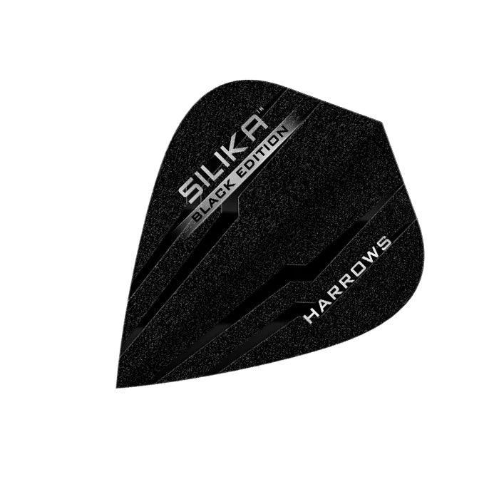 Harrows - Silika Black Edition - Kite - 100 Micron - Dart Flights - Direct Darts - 1