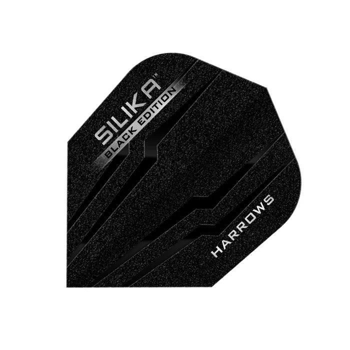 Harrows - Silika Black Edition - No6 - 100 Micron - Dart Flights - Direct Darts - 1