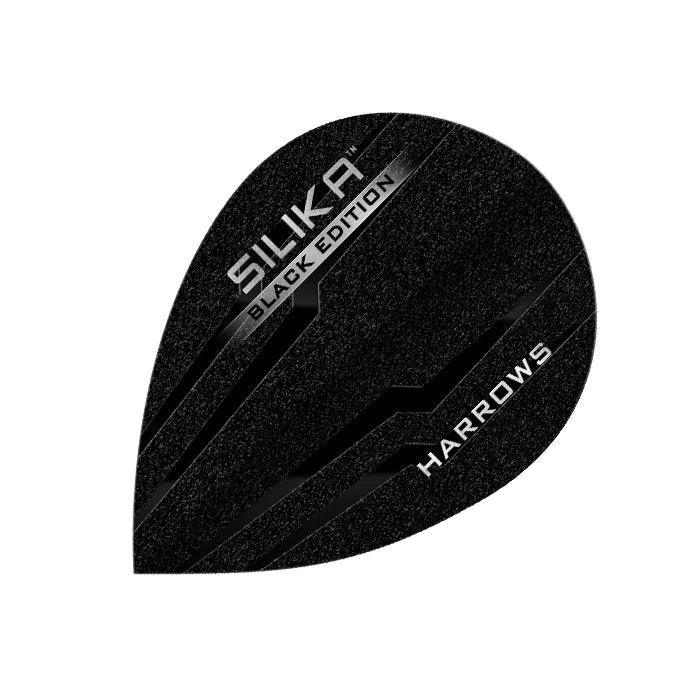 Harrows - Silika Black Edition - Pear - 100 Micron - Dart Flights - Direct Darts - 1