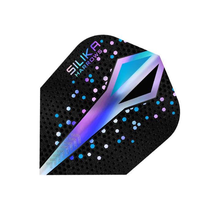 Harrows - Silika Colourshift No6 Silber - Dart Flights - Direct Darts - 1