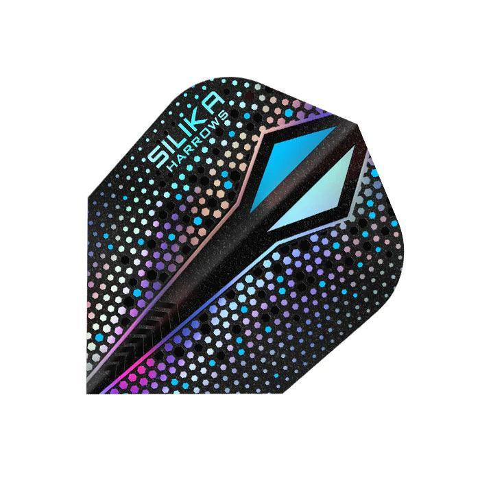 Harrows - Silika Colourshift No6 Silber X - Dart Flights - Direct Darts - 1