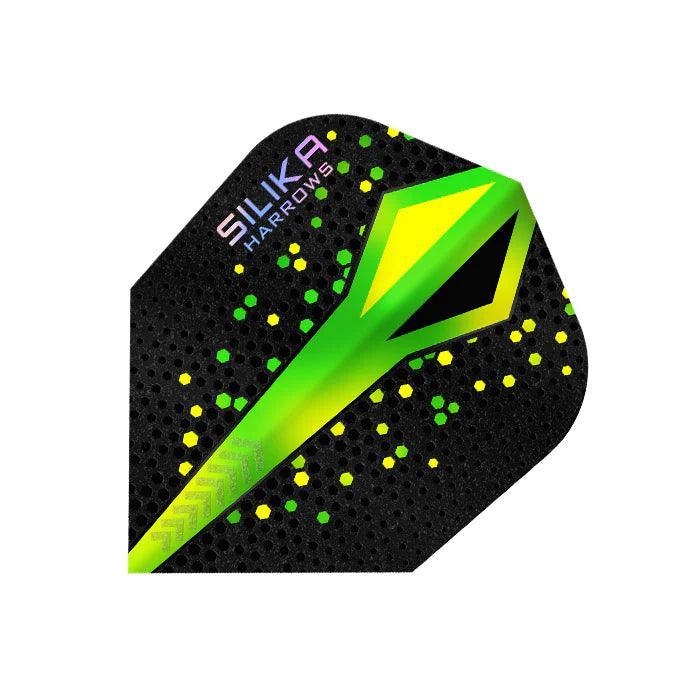 Harrows - Silika Colourshift No6 Grün - Dart Flights - Direct Darts - 1