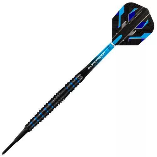 Harrows - Spina 90% Schwarz/Blau - Softdarts - Direct Darts - 1