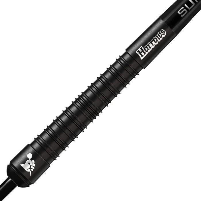 Harrows - Supergrip 90% Black Edition - Steeldarts - Direct Darts - 1