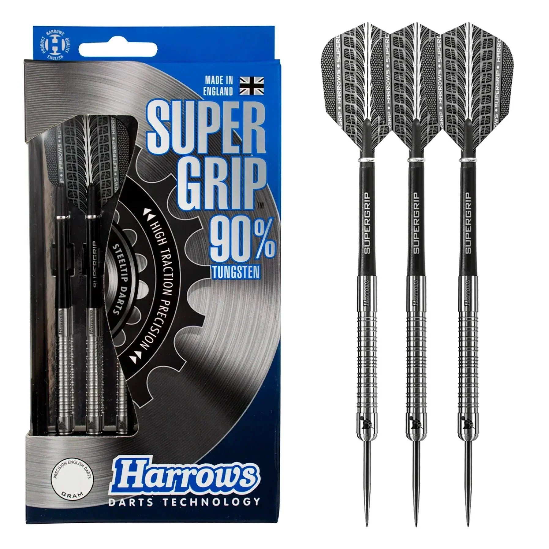 Harrows - Supergrip 90% - Steeldarts - Direct Darts - 2