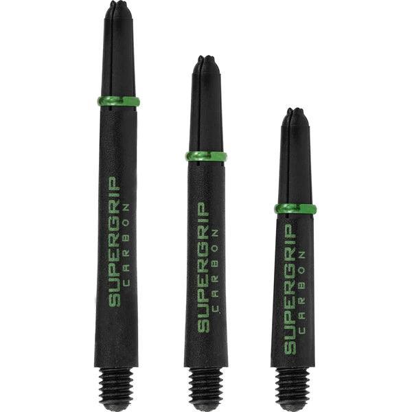 Harrows - Supergrip Carbon Grün - Dart Shafts  - Direct Darts - 1