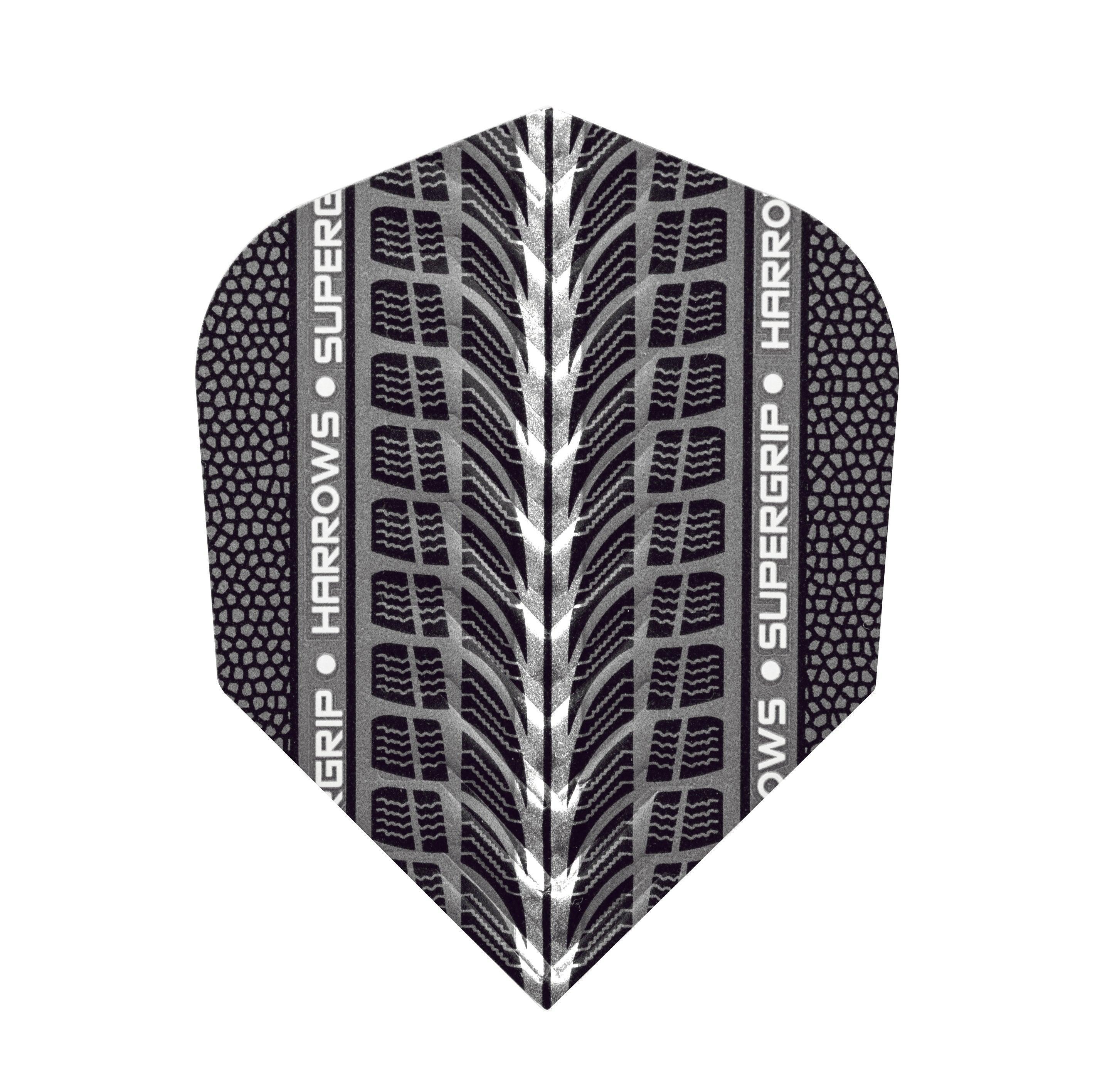 Harrows - Supergrip Weiß - 100 Micron - Dart Flights - Direct Darts - 1