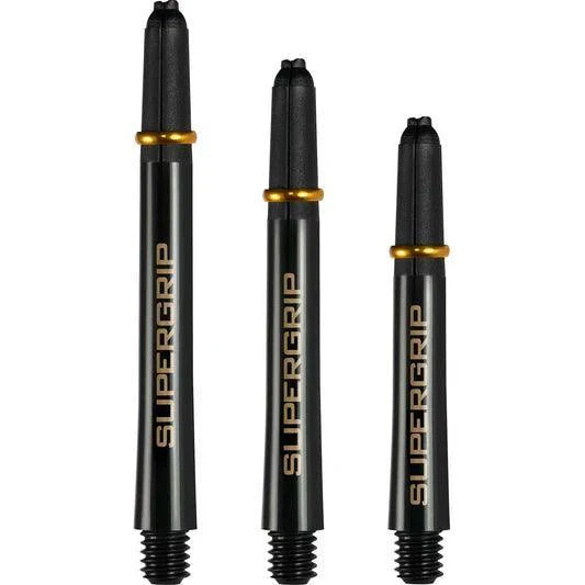 Harrows - Supergrip Schwarz/Gold - Dart Shafts  - Direct Darts - 1