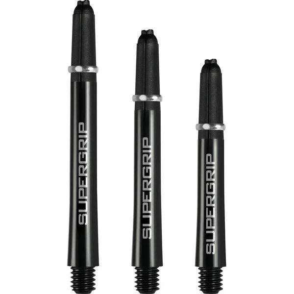 Harrows - Supergrip Schwarz/Silber - Dart Shafts  - Direct Darts - 1