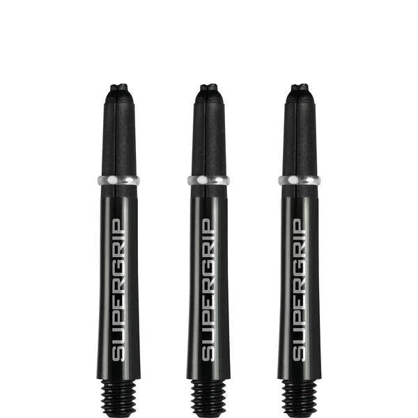 Harrows - Supergrip Schwarz/Silber - Dart Shafts  - Direct Darts - 4